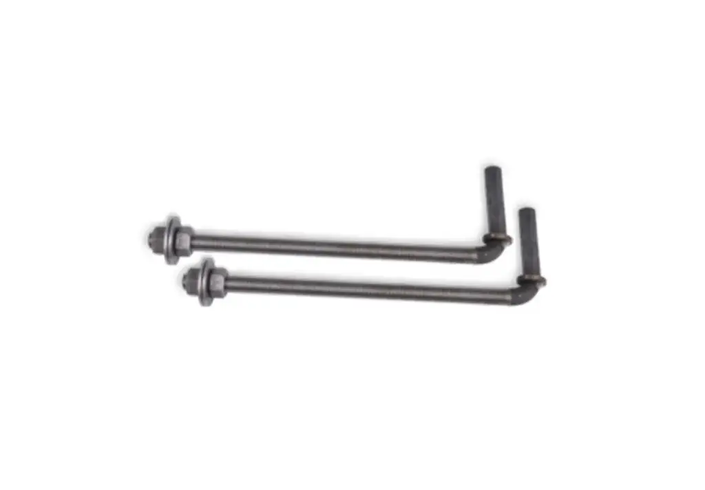 Black Threaded Hinges 16"x3/4"