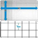 1"x 1"- 16 Ga. Black Vinyl Coated Welded Wire Mesh
