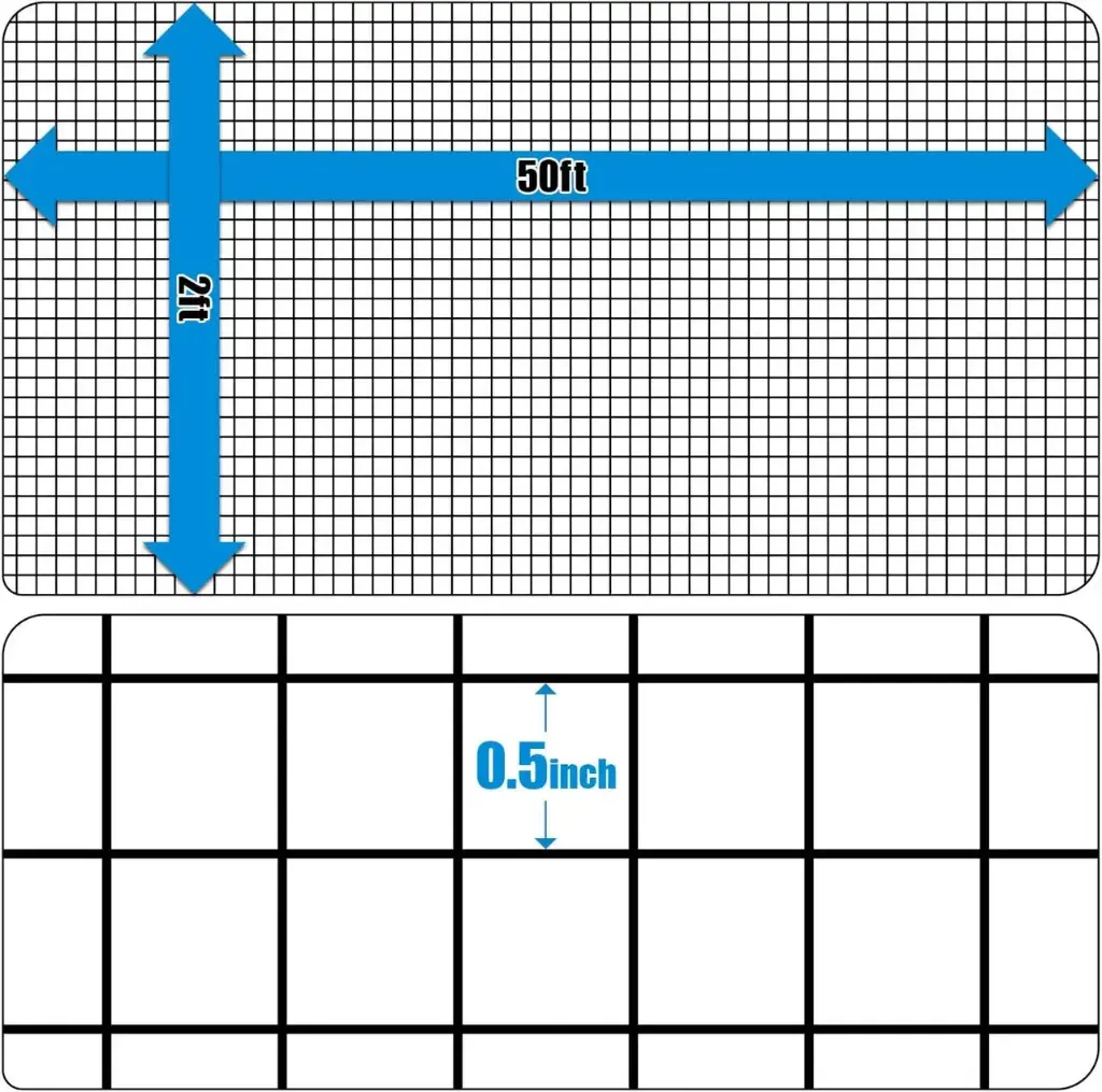 1/2"x1/2"- 16 Ga. Black Vinyl Coated Welded Wire Mesh