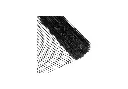 16 Gauge Black Vinyl Coated Welded Wire Mesh Size 0.5 inch by 1 inch