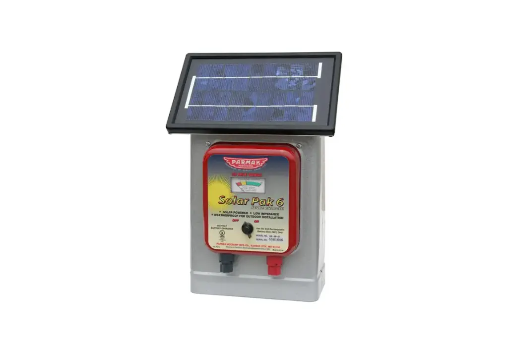 Parmak 6V Solar/Battery 1.8 Joules