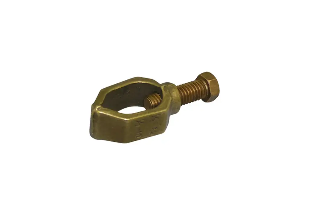 Brass Ground Clamp For 1/2" Rods