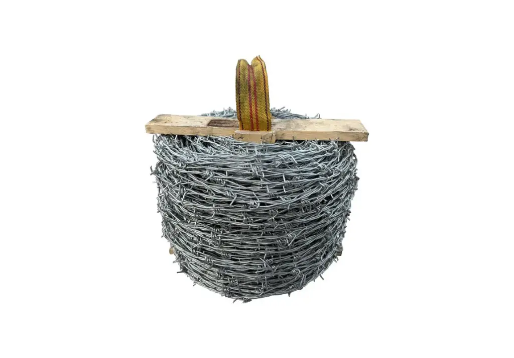 B2F 12.5ga Barbed Wire. 6" Space X 4 Pt. Class 3 Galv. 400m/1320' 