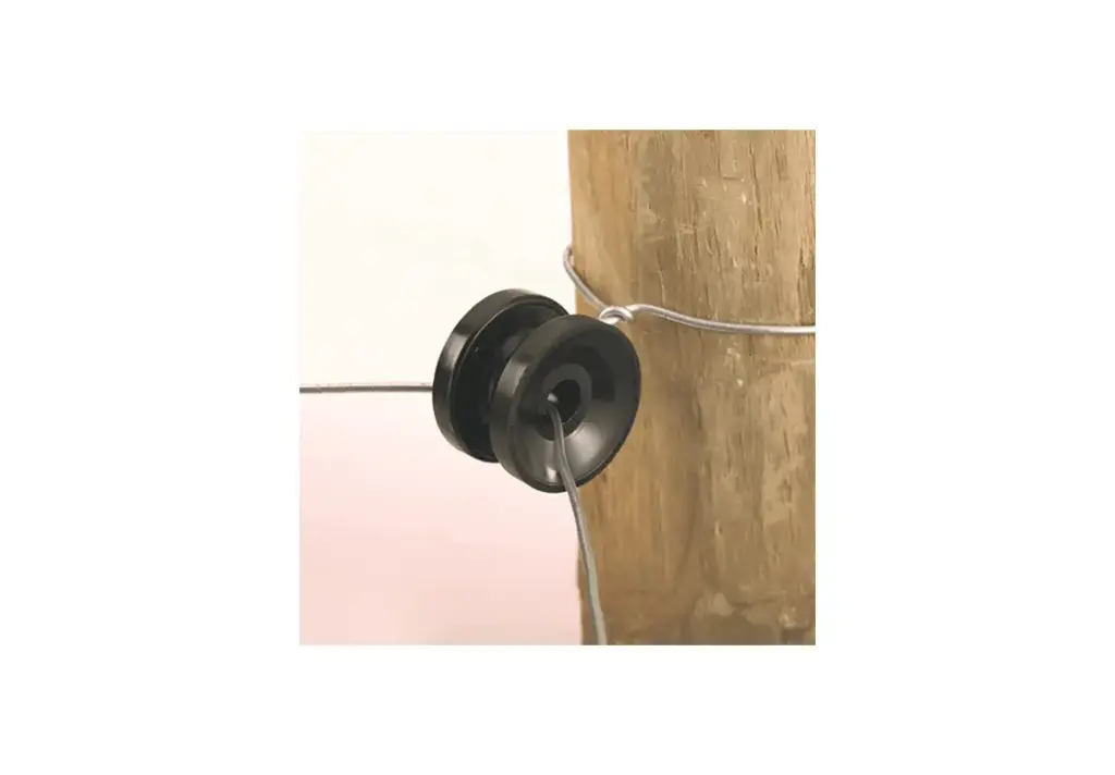 Corner Bobbin Insulator - Black. NOT HIGH STRAIN 10/PK