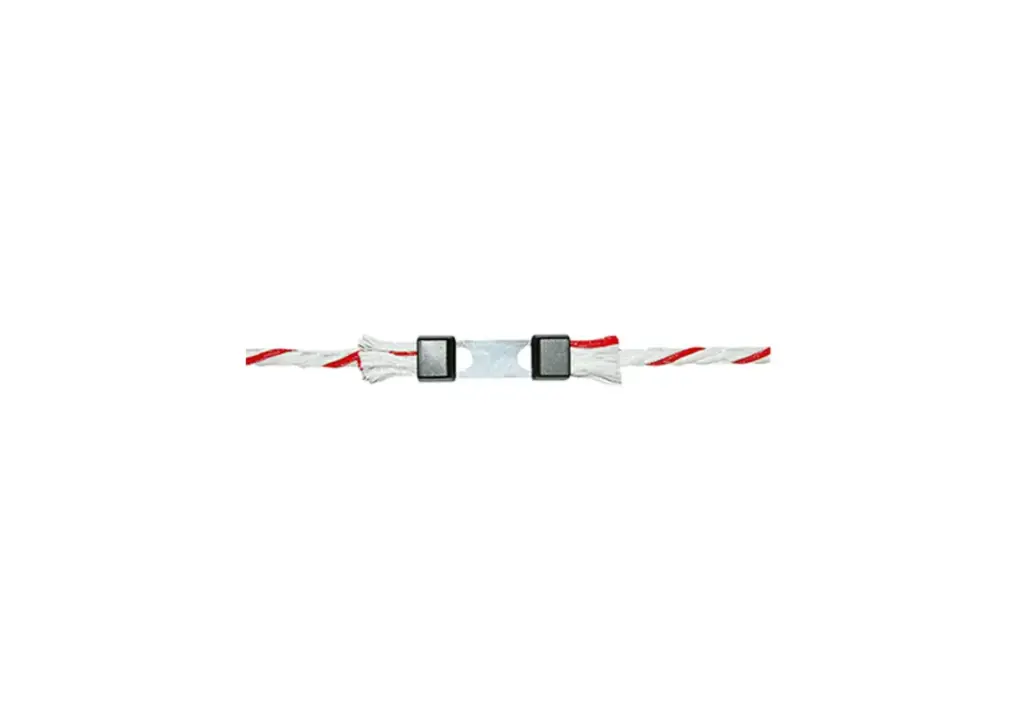 SS Litz Clip Connector for 6mm Poly Rope. 5/Pack