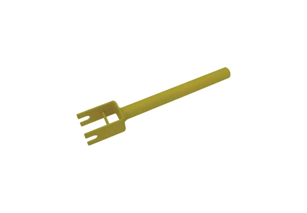 Inline Strainer Round Handle Yellow
