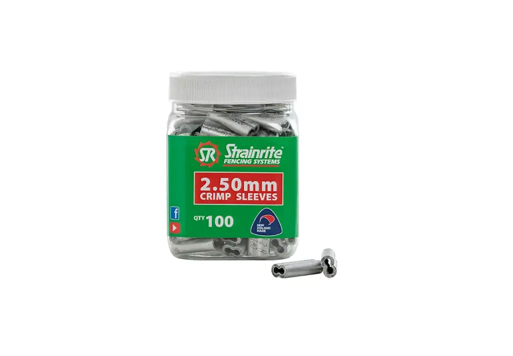 Strainrite Crimps For 16ga - 12.5ga Wire 100/Jar