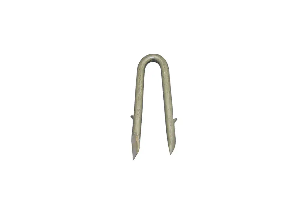 9ga Barbed Staple. Class 3 Galv. 10 Lb Pail