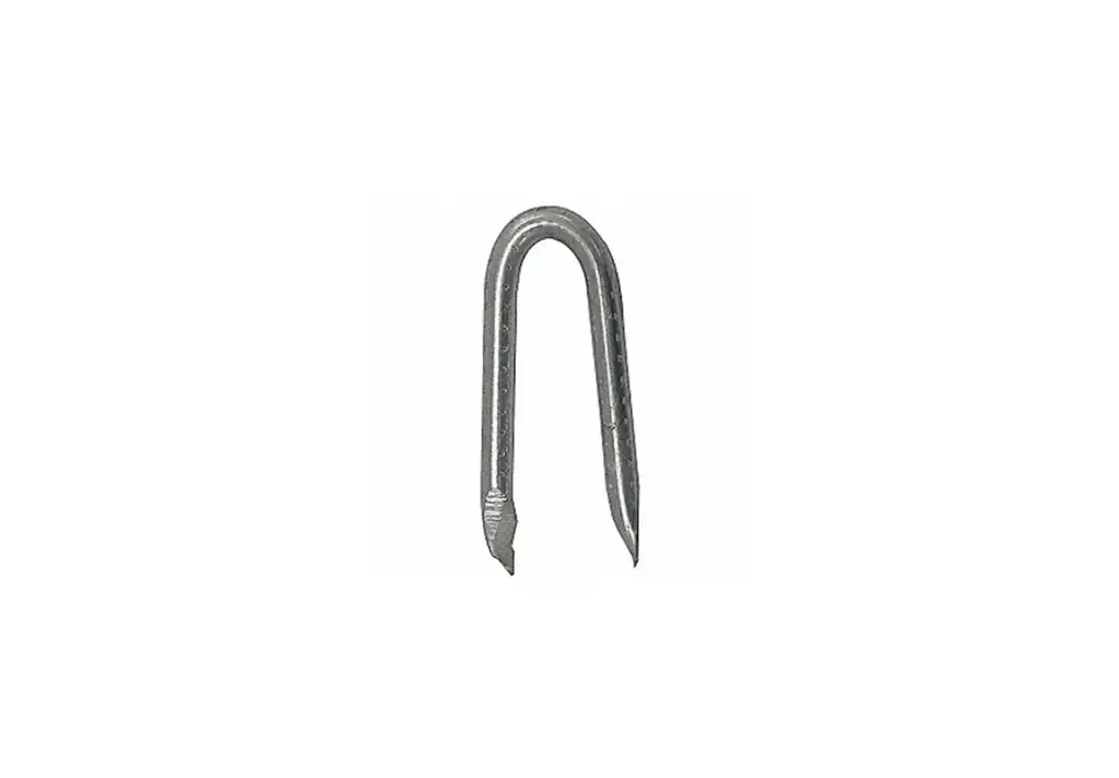 Wire Mesh Staples, 3/4" x 13 ga, Electro-Galvanized, 50LB Box