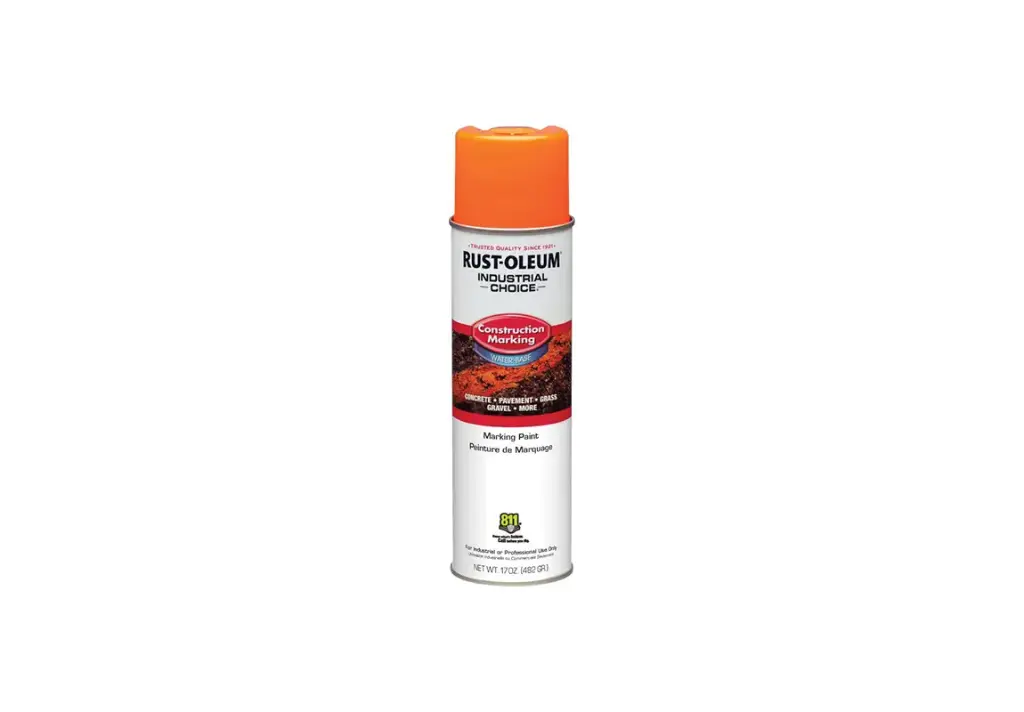 Orange Inverted Tip Ground Marking Paint 480 Gr.