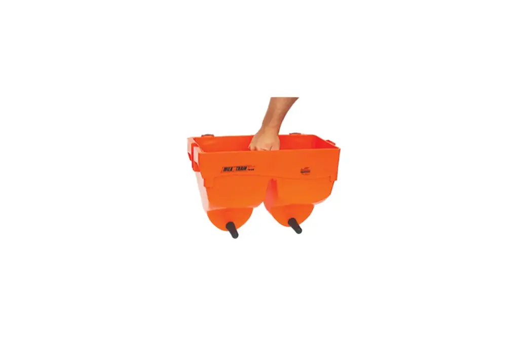 2 Nipple Milk Train Calf Feeder Rail-Hang