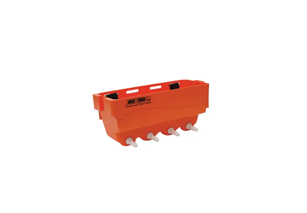4 Nipple Milk Train Lamb Feeder Rail-Hang