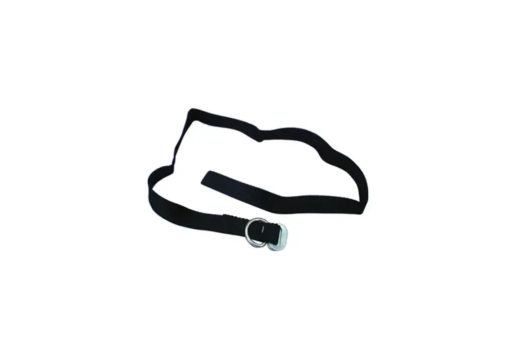 Black Nylon Adjustable Calf Tie