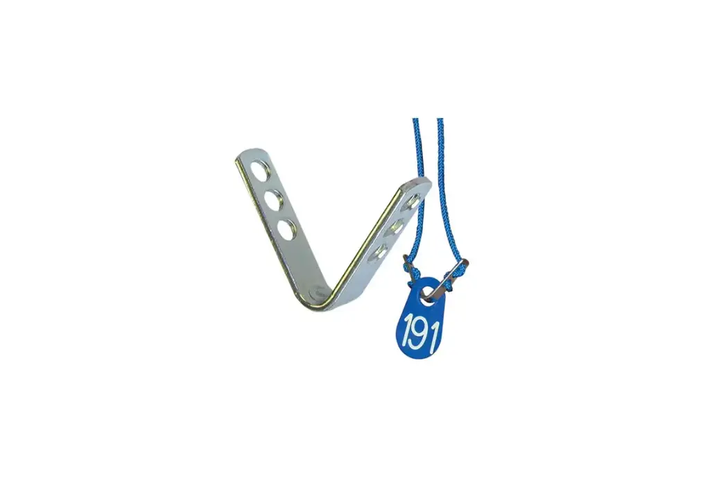 Plated V Fastener For Neck Cord