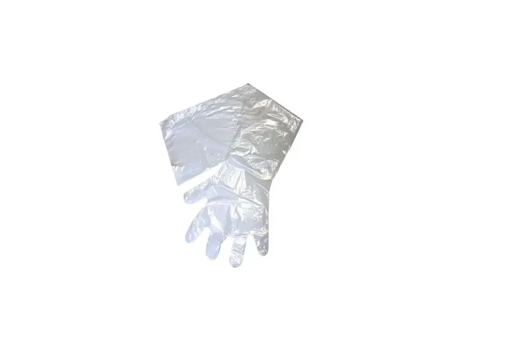 OB/AI gloves clear, 1.25 mil. Box/100