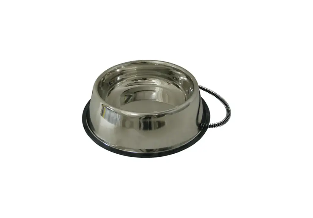 Heated Stainless Steel Pet Waterer 5 Quart  