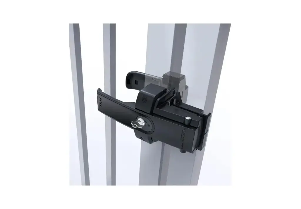 Magnetic Push/Pull Gate Lock