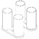 Original HiQual Stall Connectors
