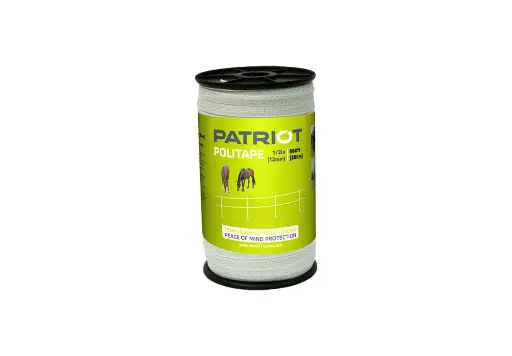 [110-163] Patriot 1/2 Politape 660 Ft. White 6 Strand S.S.