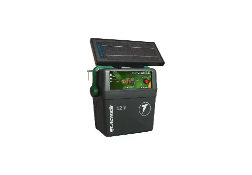 [170-701] Clovert B10 12V, 1 Joule Fencer With 6W Solar Panel (Less Battery)