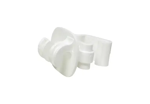 [150-241] T Post Rope Insulator. White 25/PK