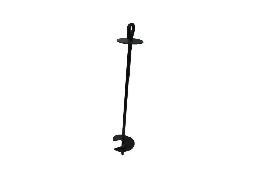 [180-268J] Earth Anchor. 3/4" Rod Diameter With Plate